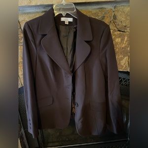 Caslon brown suit jacket Size 12